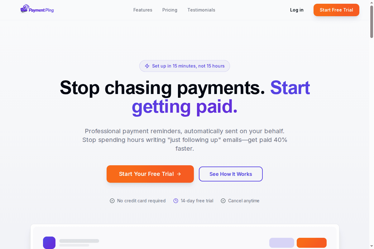 Payment Ping screenshot